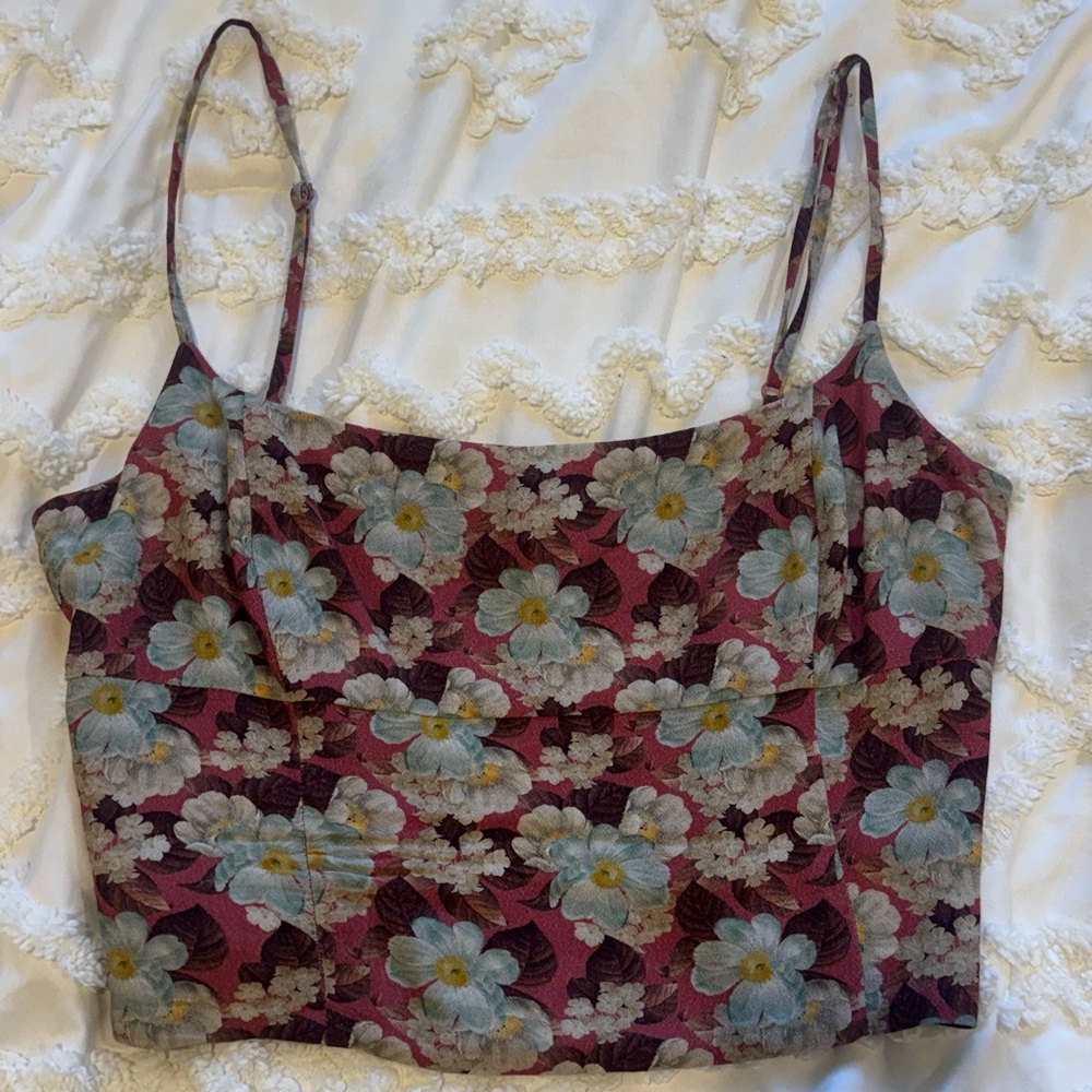 Aritzia Wilfred corset style tank